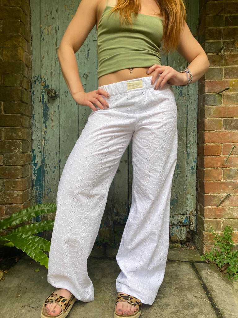 Mattina Serena Pants - White - Mosa Milano