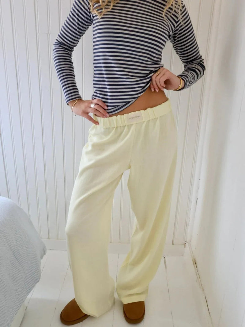 Mattina Serena Pants - Yellow - Mosa Milano