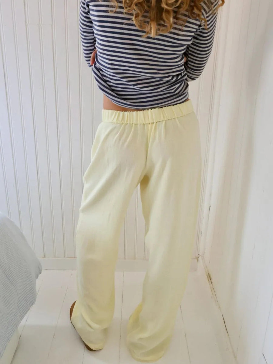 Mattina Serena Pants - Yellow - Mosa Milano