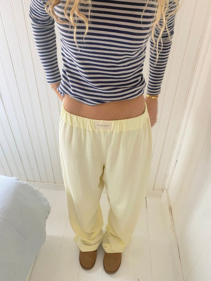 Mattina Serena Pants - Yellow - Mosa Milano