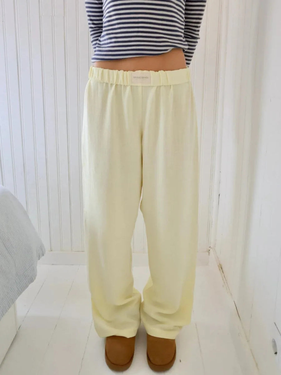 Mattina Serena Pants - Yellow - Mosa Milano